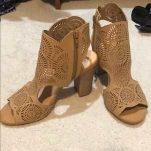 Francesca open toe booties!